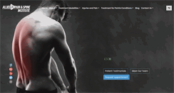 Desktop Screenshot of myalliedpain.com